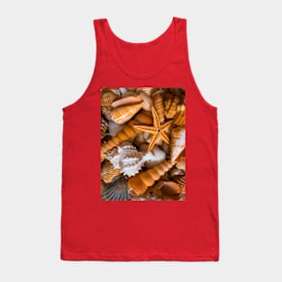 Seashell Starfish Beach Surf Summer Vacation Tank Top